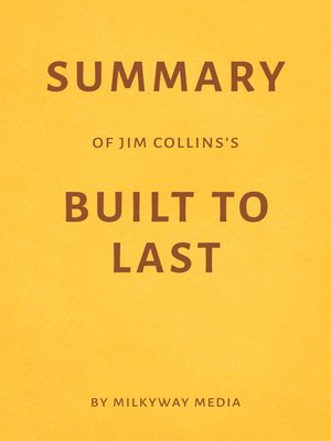 cover image of Summary of Jim Collins's Built to Last